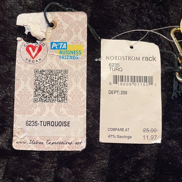 Turquoise flower change purse nwt - Picture 4 of 6